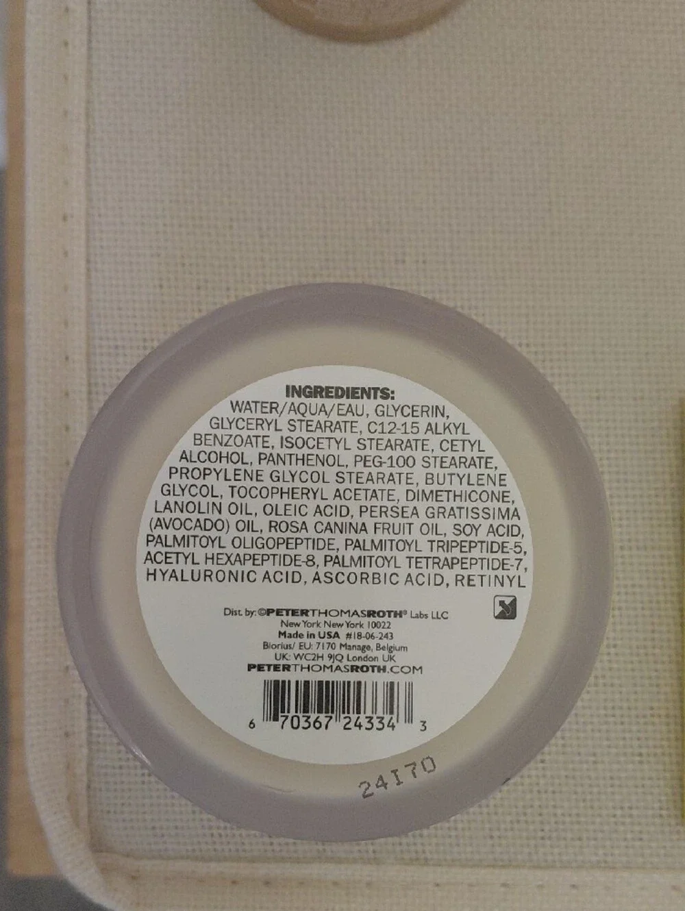 8 Pc. PeterThomasRoth 2 Full Size &  5 Travel Skincare Kit with ULTA BAG